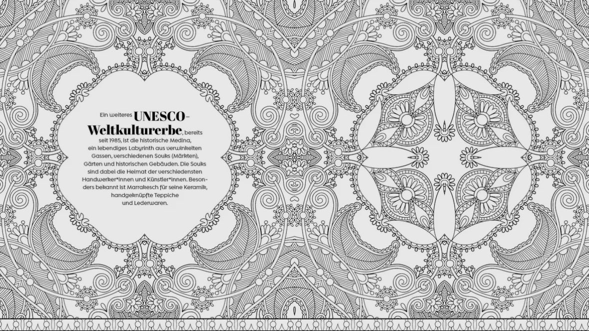 Malbuch Marrakesch