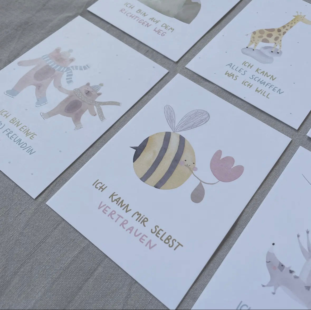 Affirmationskarten für Kinder