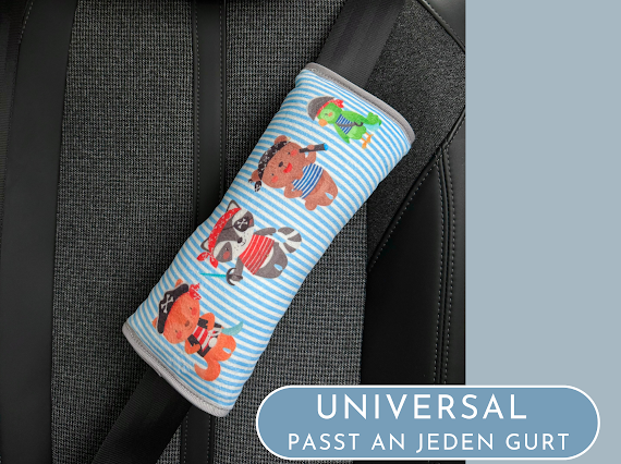 Heckbo Autogurtkissen für Kinder - Piraten