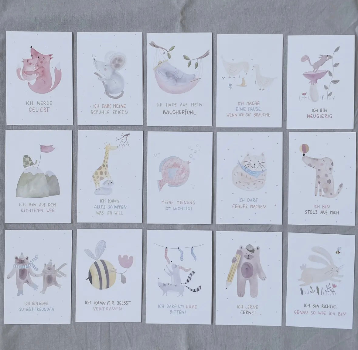 Affirmationskarten für Kinder