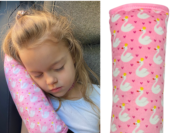 Heckbo Autogurtkissen für Kinder- Schwan