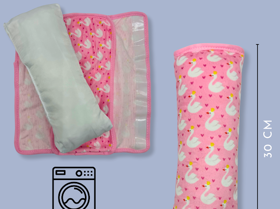 Heckbo Autogurtkissen für Kinder- Schwan