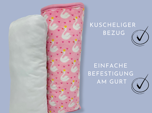 Heckbo Autogurtkissen für Kinder- Schwan