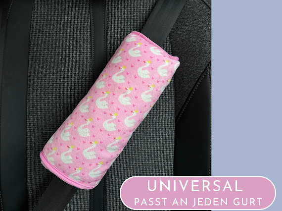 Heckbo Autogurtkissen für Kinder- Schwan