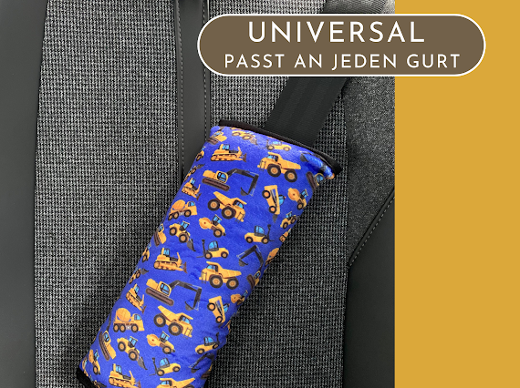 Heckbo Autogurtkissen für Kinder - Bagger